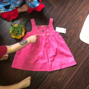 Gymboree 6-12 months corduroy dress buttons nwt